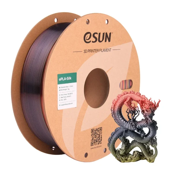 Filamento PLA de seda arcoíris eSUN, filamento de seda arcoíris de 1,75mm para impresora 3D, Material de impresión de 1KG, filamento de impresora 3D de seda - AliExpress 7 - Color : Morning Glow - Enviado desde : CHINA